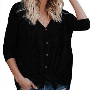 Waffle, loose fit tunic